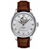 Tissot Le Locle Armbanduhr Lederarmband T0064071603301 Herren Silbernes Zifferblatt