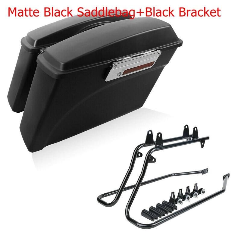 Motorcycle Hard Saddlebags Conversion Bracket Mounts For Harley Softail Heritage Deluxe 1984-2016