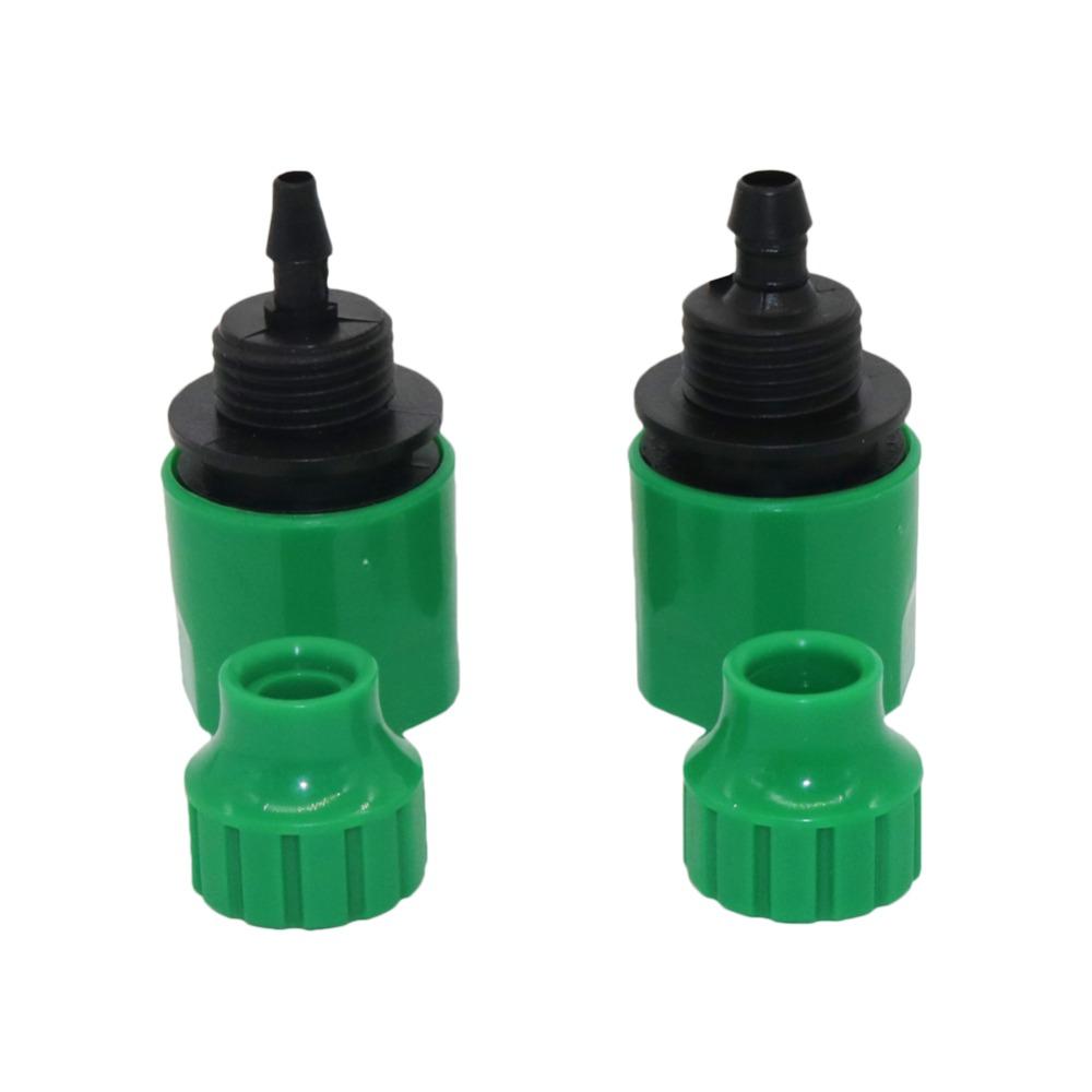 Kran ogrodowy Szybkozłączka z kolankiem 4mm, 8mm Złączka do rur nawadniania kropelkowego szklarni Adapter złączki do węża 2 szt.