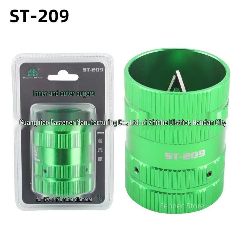 Copper & Aluminum Pipe Deburring Tool - Air Conditioner Pipe Edge Smoother & Trimmer