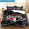 3pcs Spfc Team Crest Design Printed Bedding Set Duvet Cover Closure Includes 1 Duvet Cover & 2 Pillowcases Bedding Sets Home Decor Gifts