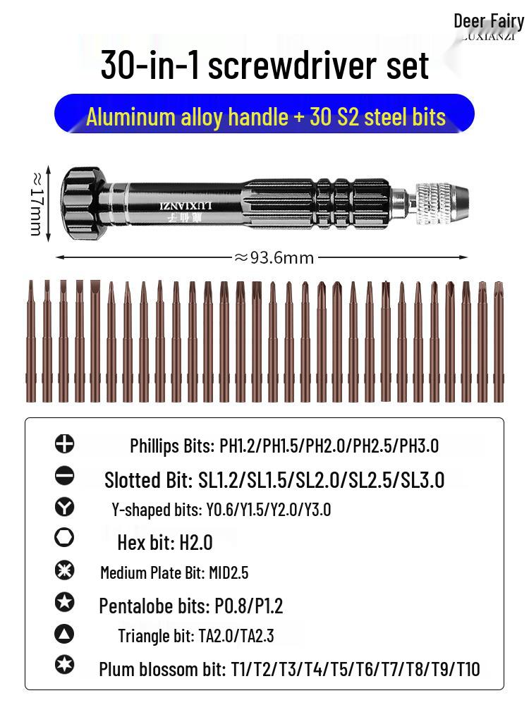 Smartphone Repair Screwdriver Set for Samsung & Apple