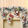 Large 3D Cartoon Flannel Christmas Stockings and Gift Bags