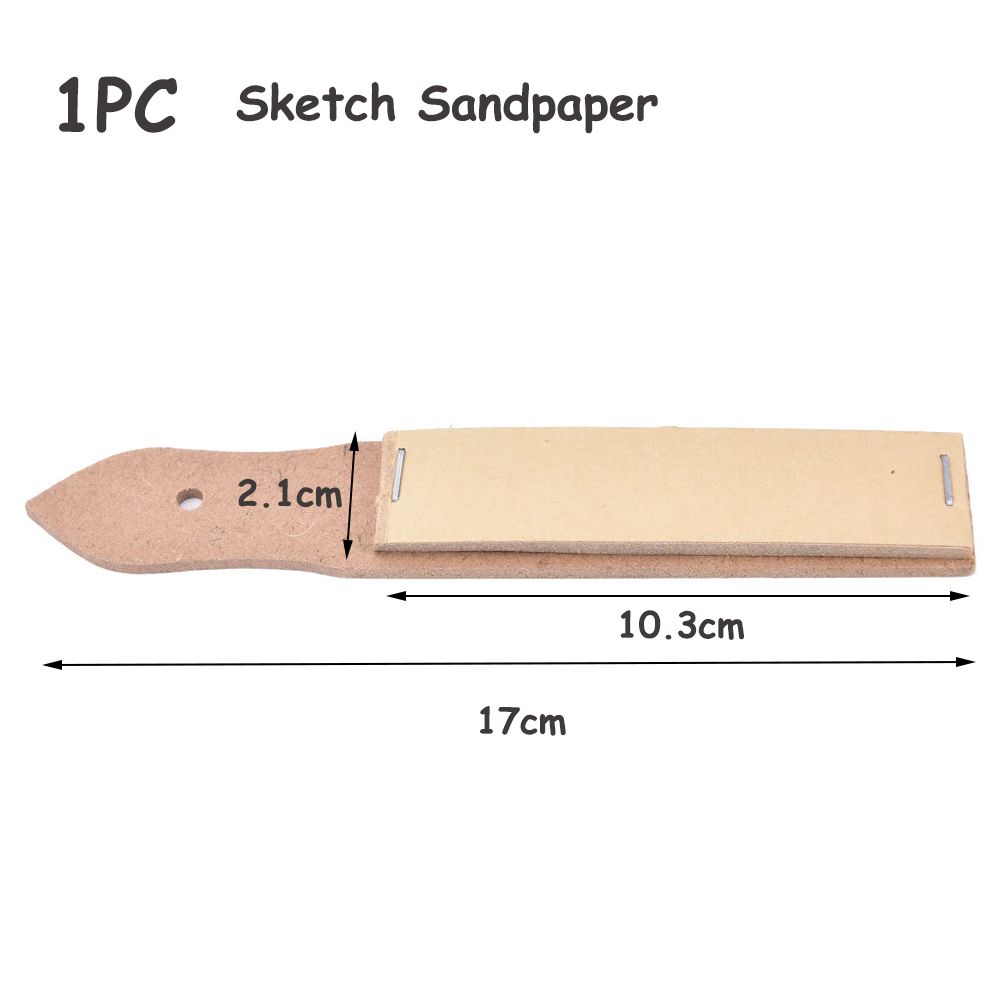 

6 шт. Канцелярські інструменти для малювання Художник графіті Наждачний папір Змішування плям Ескіз Ручка для малювання Tortillon 1pc sketch sandpaper
