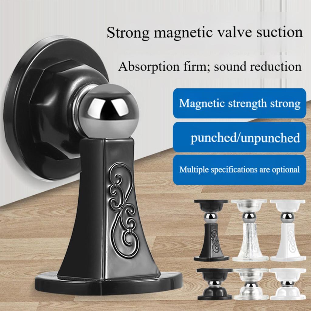 Magnetic Door Stop Adhesive Ground Catch Wall Protector Heavy Duty Door Stops For Garage Apartment Hotel Kitchen Living Room