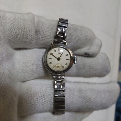 Used Working Item ORIENT STAR Silver Hand-wound Analog Watch