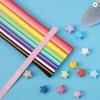 Set de 1030 de coli de hârtie Origami Stea Față-Verso în 27 de Culori Vibrante Aleatorii Perfect pentru Decor Stele Norocoase Handmade Artizanat Artă DIY