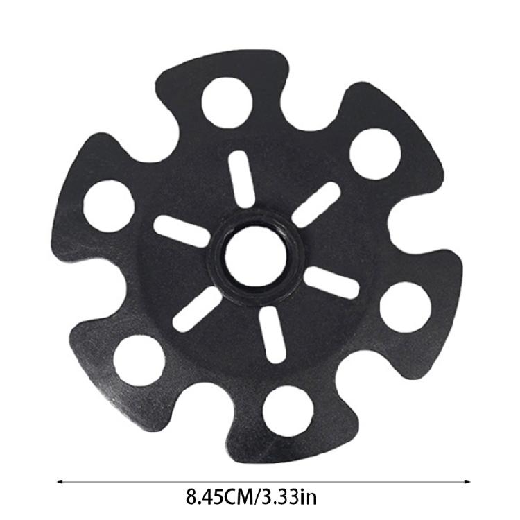 Walk Stick Cane Snowflake Basket Mud Sand Rubber Outdoor Camp Hiking Protector Cap Tip Trekking Poles Mud Block Enduring