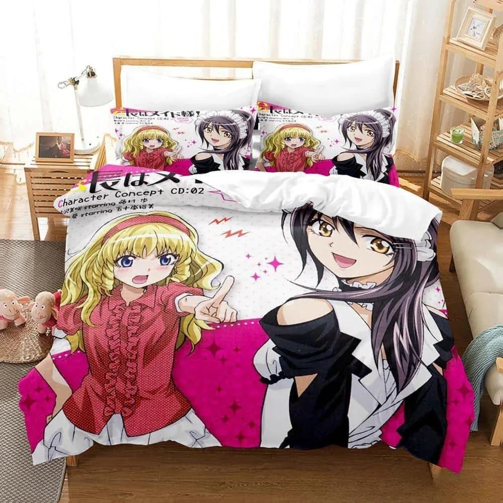 New 3D Print Anime Kaichou Wa Maid-sama Bedding Set Single Twin Full Queen King Size Bed Set Adult Kid Bedroom Duvet Cover Sets