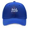 Artist At Work Brush Print Sandwich Baseball Cap