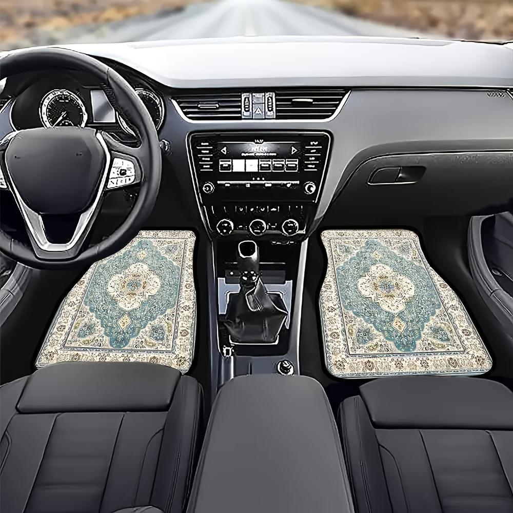 4Pcs Set Of Elegant Ethnic Style Car Mats, Anti Car Floor Protection, Suitable For General Motors - Car Decoration Design gift