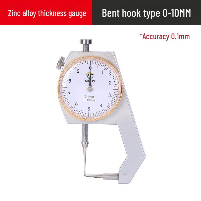 High Precision Digital Micrometer: Steel Pipe & Flat/Bent Pointed Head Thickness Gauge