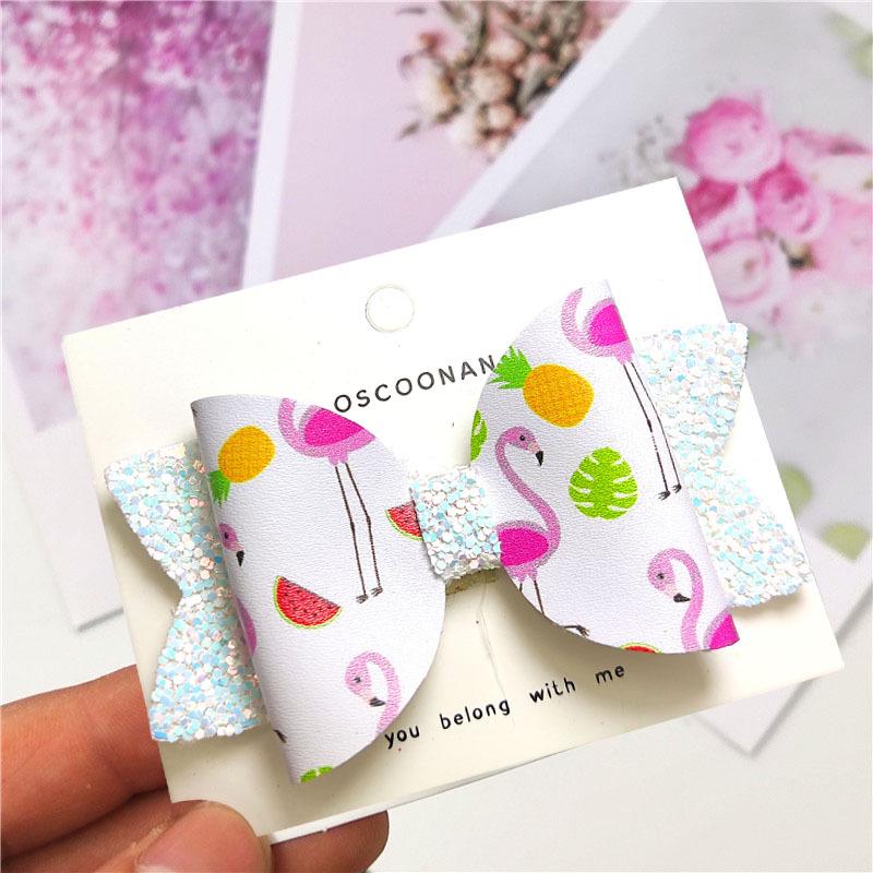 

Flamingo Double Layer Bow Hair Clip for Girls Only Bow (No Hair Clip)