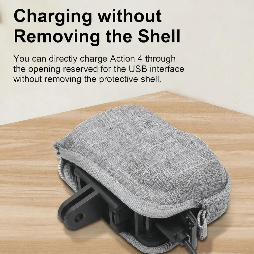 Mini Carry Case for DJI Osmo Action 1/1/6 Portable Waterproof Camera Case Protective Storage Bag for DJI Camera Accessories