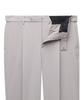 Musinsa Standard Lightweight Loose Tapered Hidden Banding Crop Slacks [Light Beige]