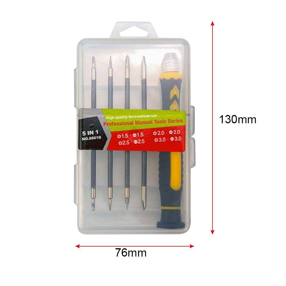 Metric Multifunctional Screwdriver Repair Slotted Screwdriver Durable Cross Screwdriver  Computer