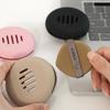 Portable Breathable Air Cushion Powder Puff Silicone Box Powder Puff Specific Storage Box Outdoors Powder Storage Box
