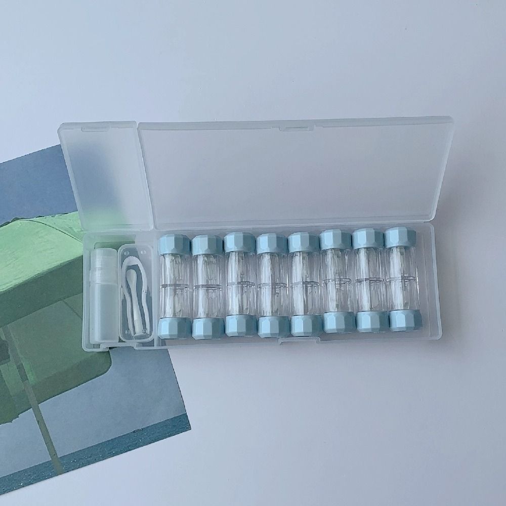 8 Pairs Portable Contact Lens Box Holder 7 Colors RGP Lens Container  Beauty