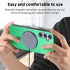For Samsung Galaxy A54 5G Leather Back Case Compatible with MagSafe Skin-Touch Phone Cover