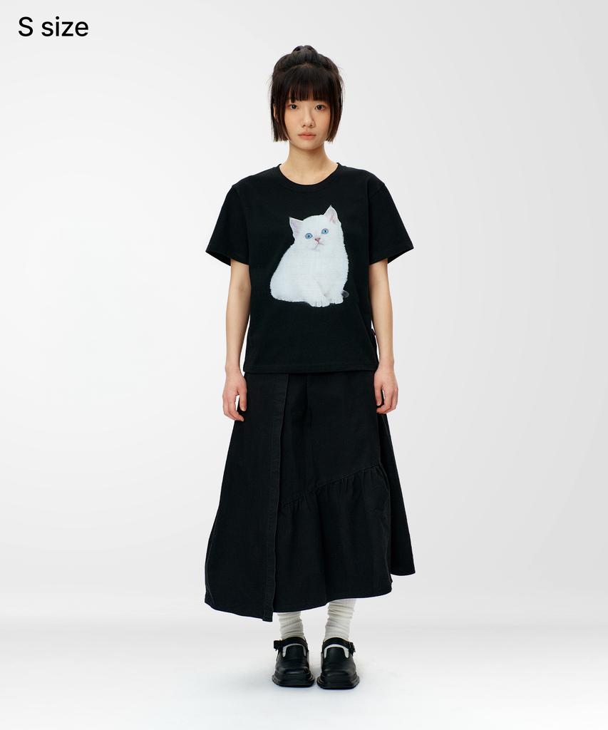LAUGHER Neko T-Shirt - Black