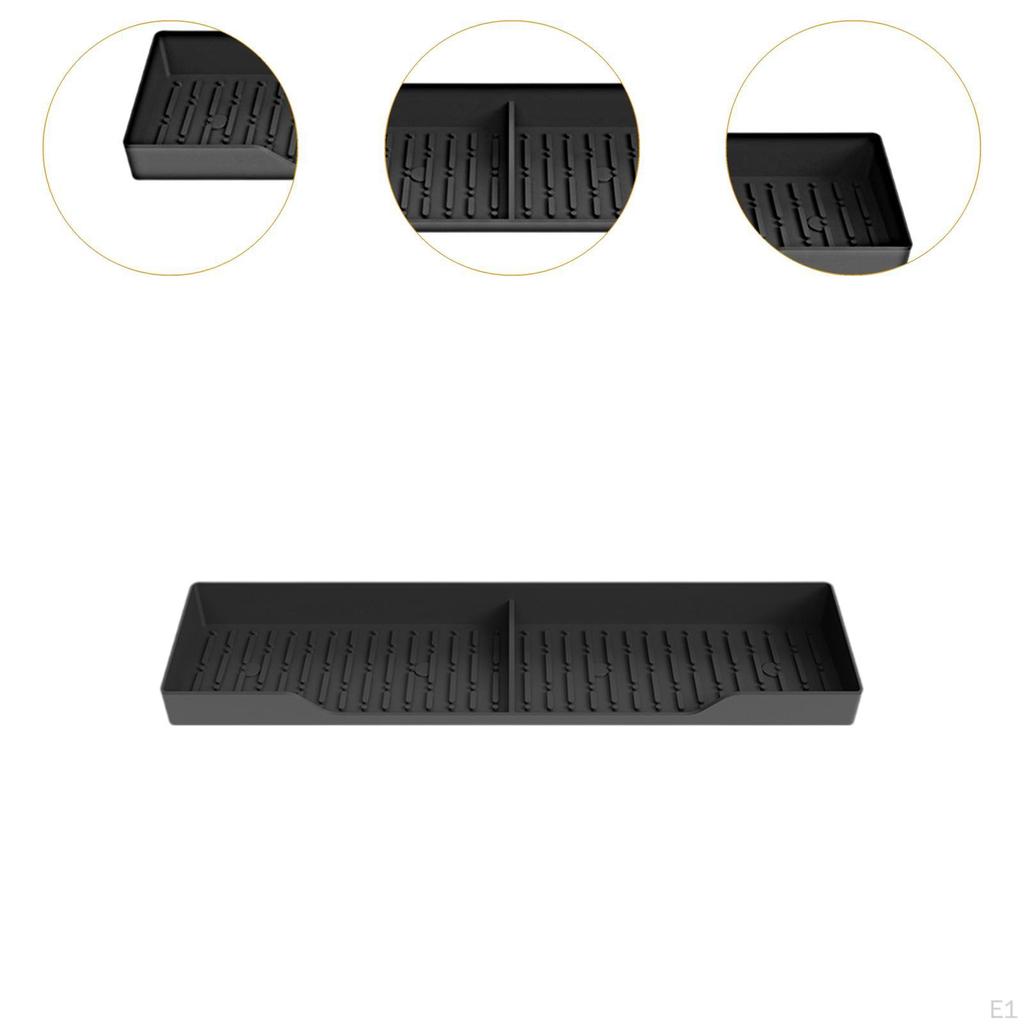 Premium silikon topporganisator med justerbare skillevegger