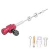 Motorcycle Hydraulic Clutch Master Cylinder Rod Brake Pump - M10x1.25mm Aluminum Alloy Modified (Red)