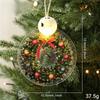 Acrylic Illuminated Christmas Ornaments Battery Powered Festive Decorations  Christmas Decoration
