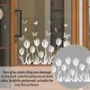 2Pcs Static Glass Sticker Glue-Free Electrostatic Window Clings Double Side Waterproof Window Decors for Glass Doors