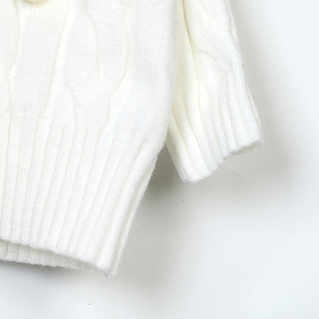 2024 Rainbow Bear Twist Knit Sweater: Autumn/Winter Loose Fit for Women