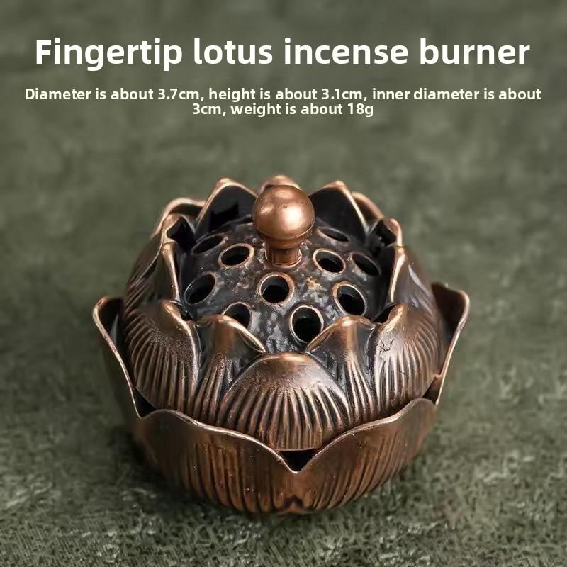 Incense burner, metal incense burner, retro incense burner, mosquito coil burner, random powder incense 1