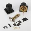 Matte Black Privacy Door Knobs for Bedroom and Bathroom With Square Rosettes Designs for Homeowners and Enthusiasts