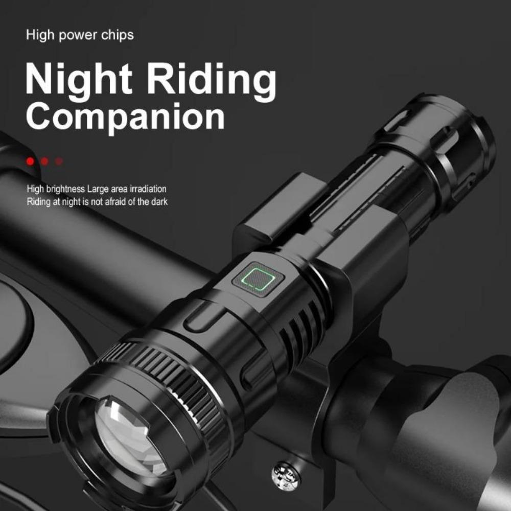 Charging Zoom Strong Light P50 Flashlight Outdoor Lighting Waterproof Aluminum Alloy Flashlight Portable Home use