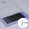 GLAMLASH Professional Premium 0.07mm Handmade Synthetic Fiber Soft Eyelash Extensions Natural Looking Wool Roll Wavy Lashes 15mm