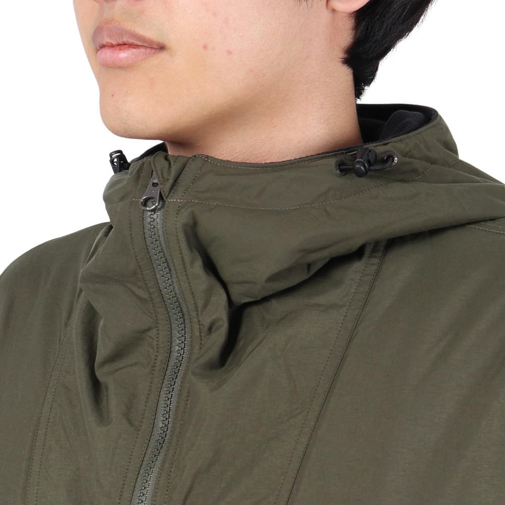 The North Face Compact Nomad New Size L Men's Blouson, Water-Repellent, Anti-Static, Cold-Weather Protection, Taupe/Black,