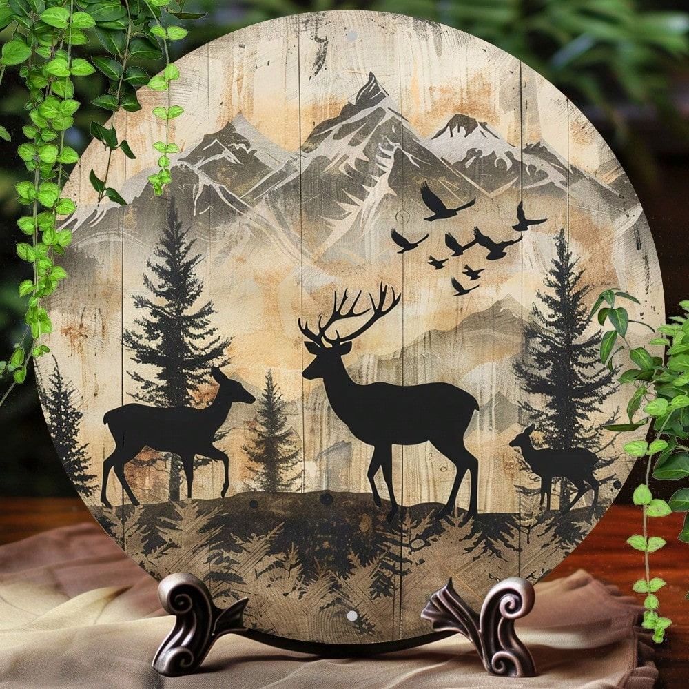 Metal Tin Sign Retro Art 20x20cm Home Wall Decor