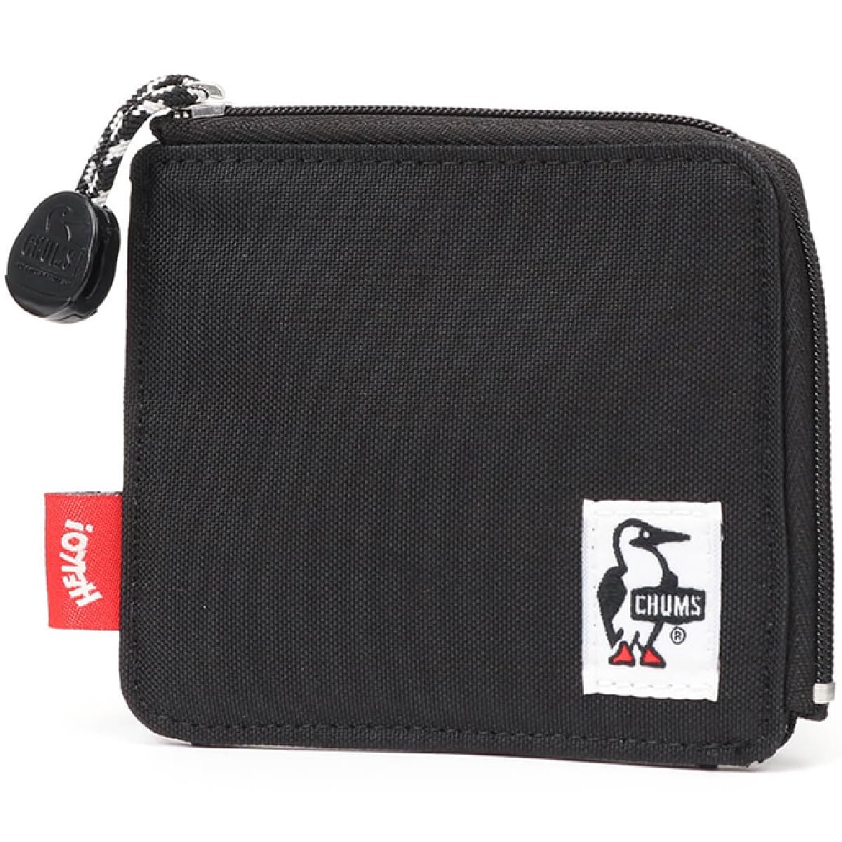 

Перероблений гаманець на блискавці Гаманець Компактний гаманець Візитниця Короткий гаманець [CHUMS] L-подібний L-подібний CH60-3757 (K001 Чорний)