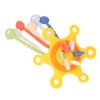 Baby Pull String Toy Brain Development Interactive Fine Motor Skill Colorful Silicone Pull String Se