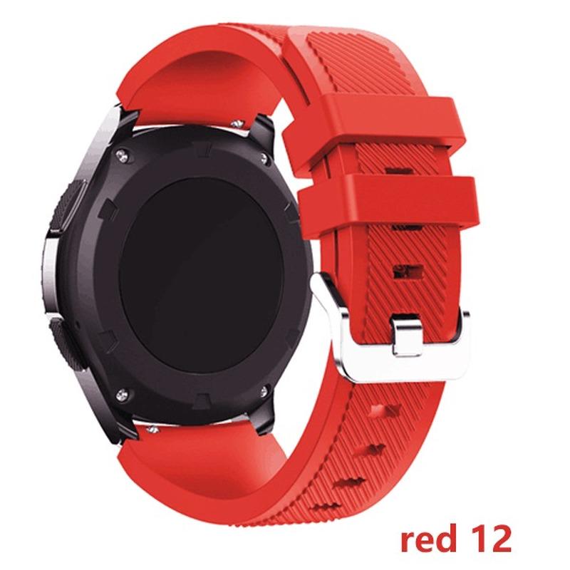 20mm 22mm Band for Samsung Galaxy Watch 4/Classic/46mm/42mm/active 2 Gear s3/S2 Silicone Bracelet Huawei GT/2/GT2/3 Pro Strap