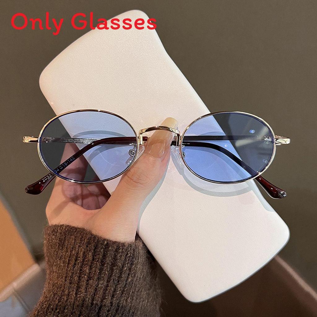 Vintage Oval Sunglasses With Uv380 Protection For Women Sun Protection And Fashion Accessory