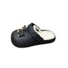 Women's Cotton Slippers: Cute Sausage Dog Design, Plus Velvet, Warm, Non-slip, Waterproof, Closed Toe for Autumn/Winter 2025.