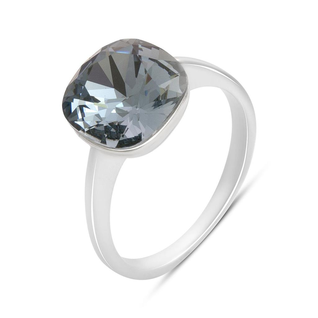 Серебряное кольцо с фианитами, вес изделия 3,15 гр (2146148)