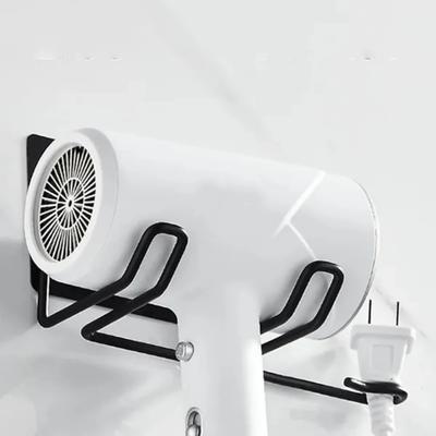 Hair Dryer Rack, Stainless Steel Storage Rack, Bathroom Hole Free Hanging Rack, Bathroom Air Duct Wall Hanging Storage Rack
