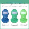 Fahrrad-Gesichtsmaske mit thermisch sensitivem Farbwechsel für Outdoor-Sport und Wärme