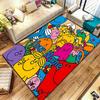 Mr Men Adventure Custom Name Carpet Rug For Living Room Bedroom Home Sofa Decoration Kids Play Nonslip Floor Mat