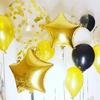 10 buc 18 inch Balon Stea Aurie Neagră Roșie Balon Folie Pentagramă Balon Heliu Decoratiune Petrecere de Crăciun Zi de Naștere Nuntă