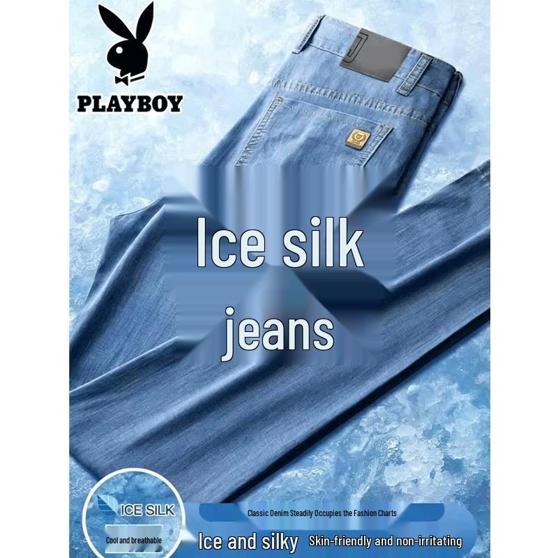 Мужские свободные прямые джинсы Playboy 33