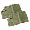 OruTa Bath Set of Towel Imabari Made In 69 X 43 Khaki Mat, 2, Fabric, Made, Washable, Non-Slip, Japan, Absorbent, Quick-Drying, Cotton, Approx. Cm,