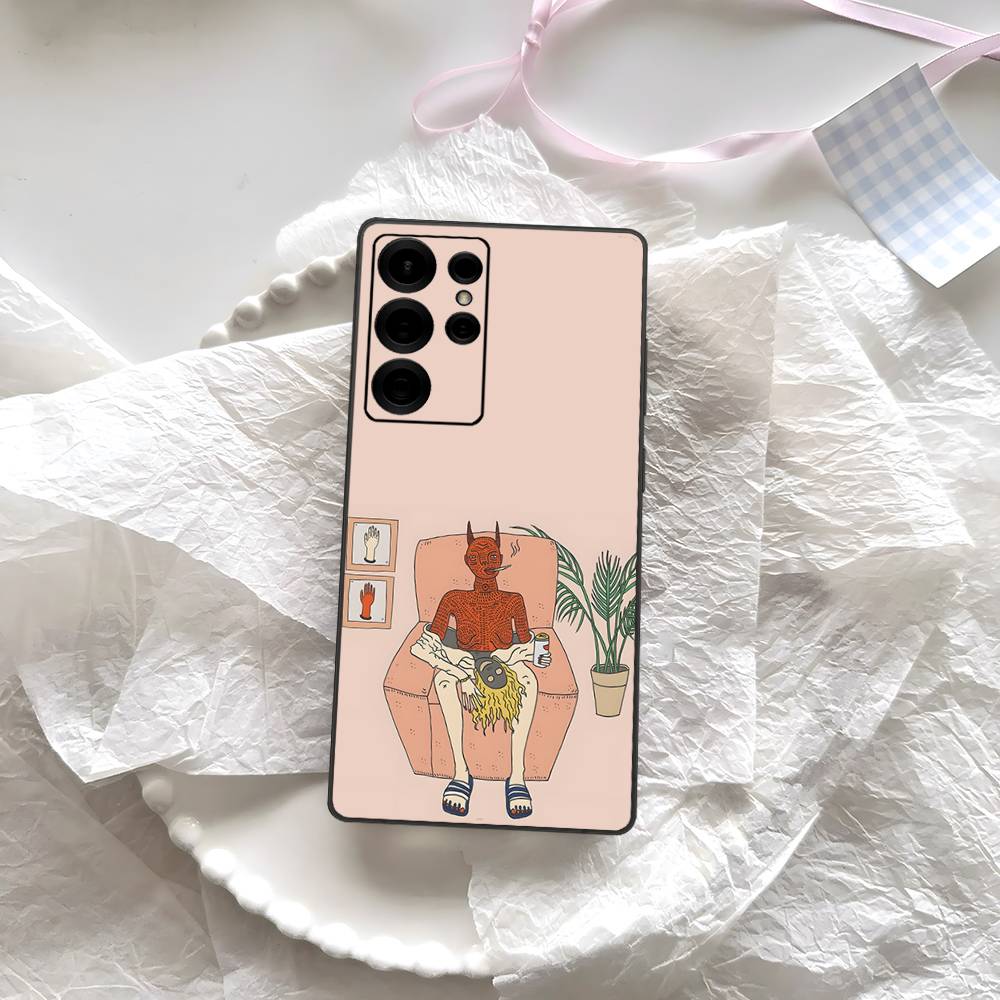 Polly Nor Print Phone Case For Samsung S 24 Fe 25 Ultra Plus 20 Lite 21 30 22 23 24 22 Ultra 5G Fundas