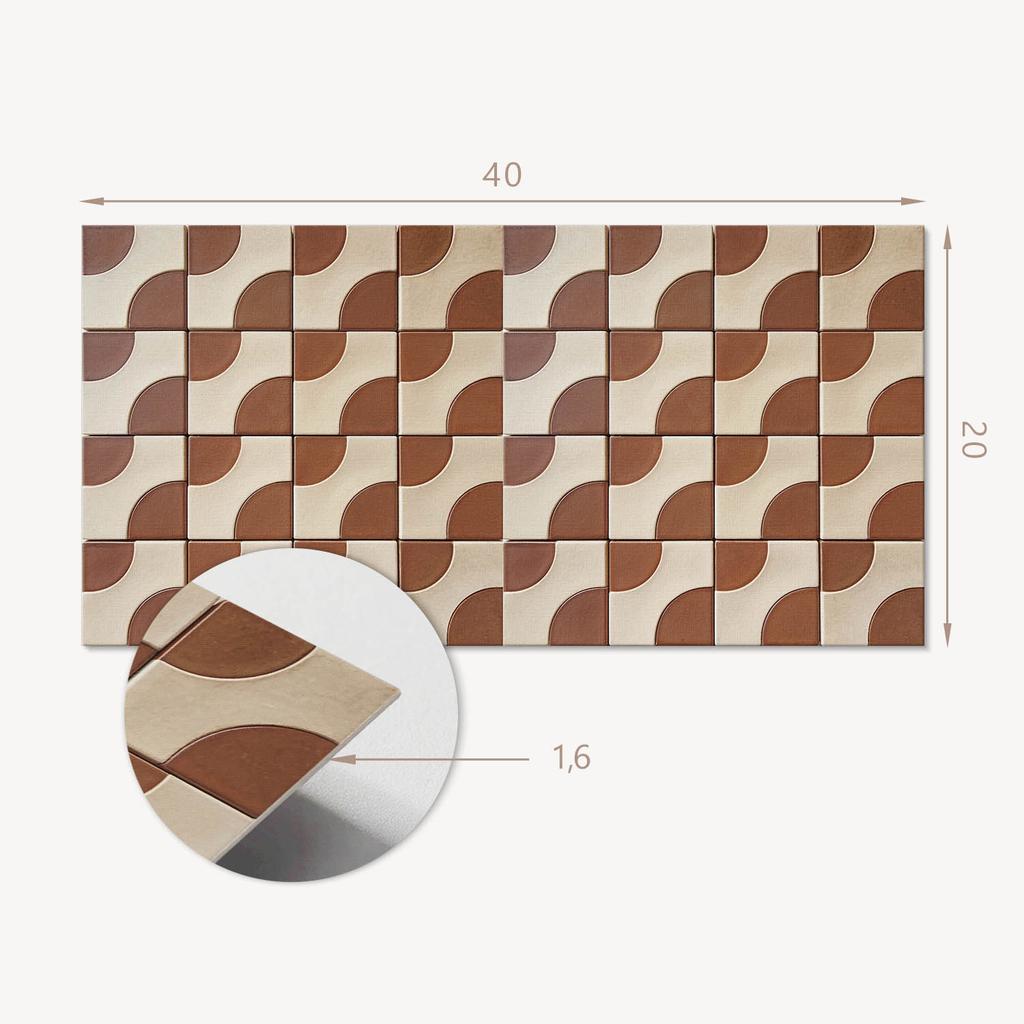 Kafelki Ścienne Winylowe Do Dekoracji Nowoczesnych Wnętrz Geometryczne Płytki W Wzory 10X40X20 Cm