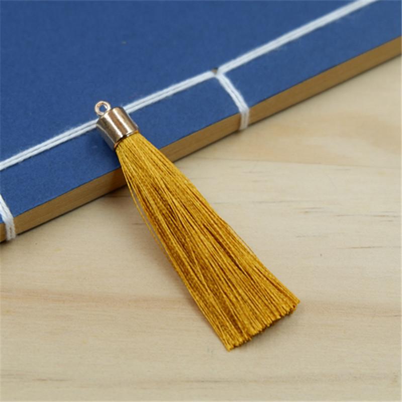 6Cm Small Metal Weight Cap Tassel Suizi Simple Bookmark Fan Decorative Suizi Handmade Tassel
